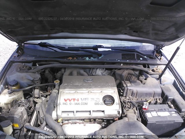 4T1CA30P44U013756 - 2004 TOYOTA CAMRY SOLARA SE/SLE ღია ლურჯი ფოტო 10