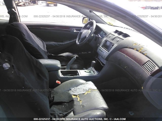 4T1CA30P44U013756 - 2004 TOYOTA CAMRY SOLARA SE/SLE ღია ლურჯი ფოტო 5