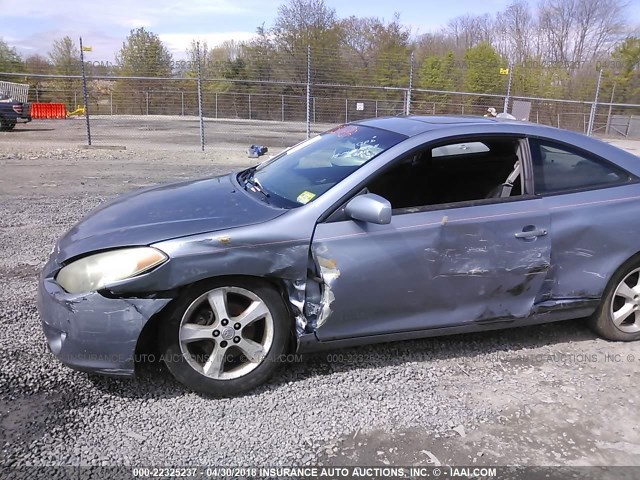 4T1CA30P44U013756 - 2004 TOYOTA CAMRY SOLARA SE/SLE Light Blue photo 6