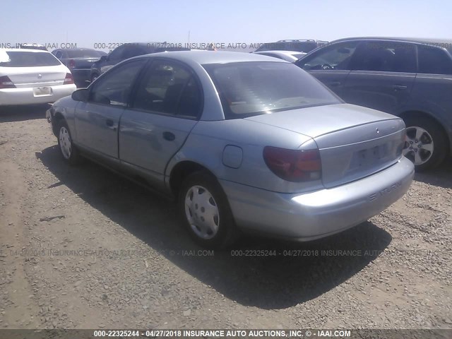 1G8ZH52822Z235945 - 2002 SATURN SL1 BLACK photo 3