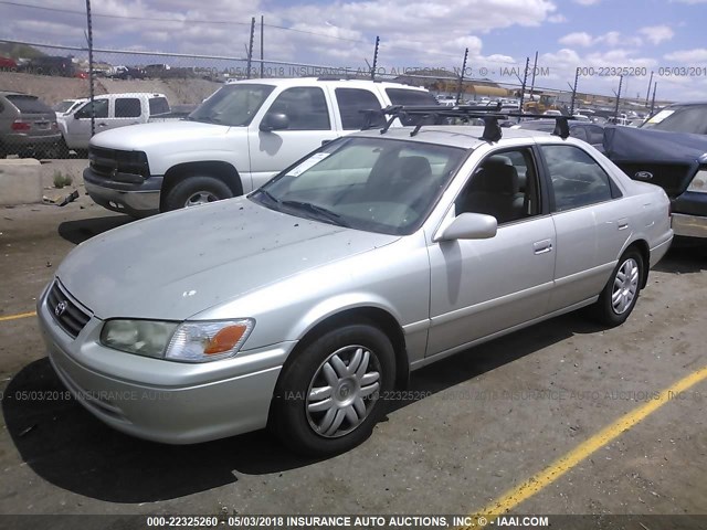 4T1BG22K21U799543 - 2001 TOYOTA CAMRY CE/LE/XLE 银色 照片 2