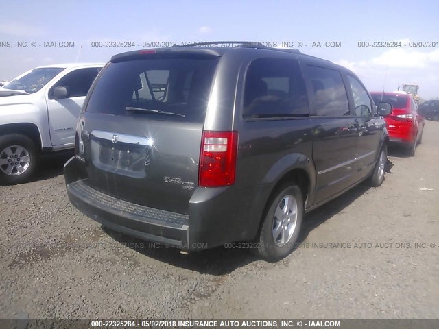 2D4RN5D12AR378596 - 2010 DODGE GRAND CARAVAN SXT GRAY photo 4