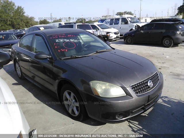 1N4AL11D85C278837 - 2005 NISSAN ALTIMA S/SL GRAY photo 1