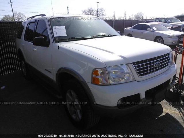 1FMZU74W74UB78601 - 2004 FORD EXPLORER EDDIE BAUER WHITE photo 1