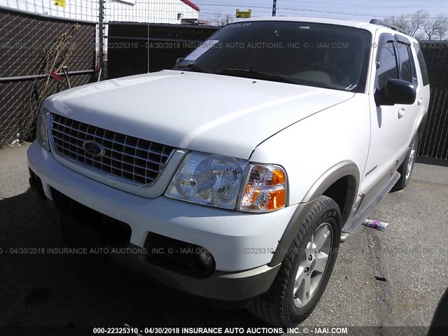 1FMZU74W74UB78601 - 2004 FORD EXPLORER EDDIE BAUER WHITE photo 2