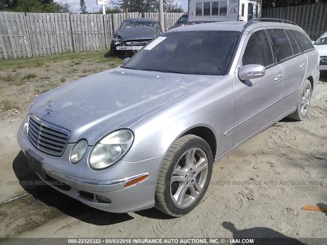 WDBUH87J96X189561 - 2006 MERCEDES-BENZ E 350 4MATIC WAGON SILVER photo 2