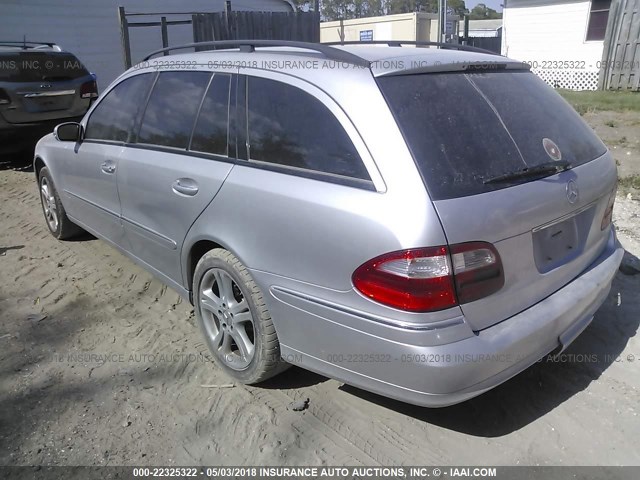 WDBUH87J96X189561 - 2006 MERCEDES-BENZ E 350 4MATIC WAGON SILVER photo 3