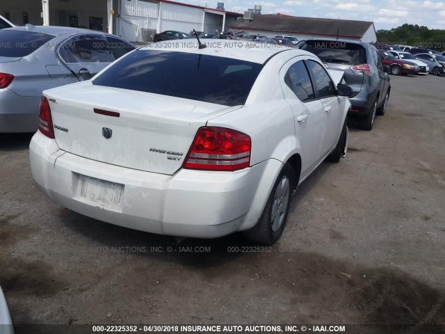 1B3CC4FB1AN150015 - 2010 DODGE AVENGER SXT WHITE photo 4