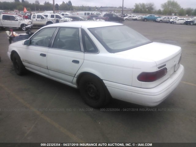 1FACP52U3PG149192 - 1993 FORD TAURUS GL WHITE photo 2