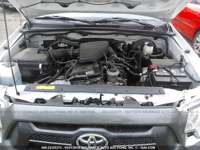 5TFTX4CN1FX063129 - 2015 TOYOTA TACOMA ACCESS CAB Weiß Foto 10