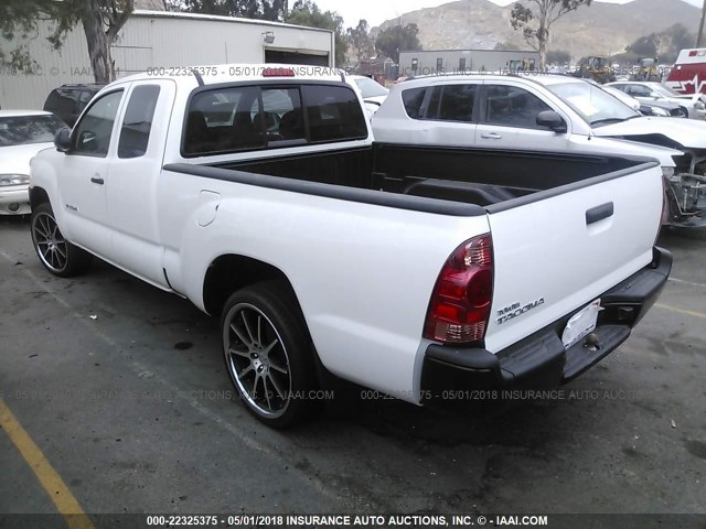 5TFTX4CN1FX063129 - 2015 TOYOTA TACOMA ACCESS CAB Weiß Foto 3