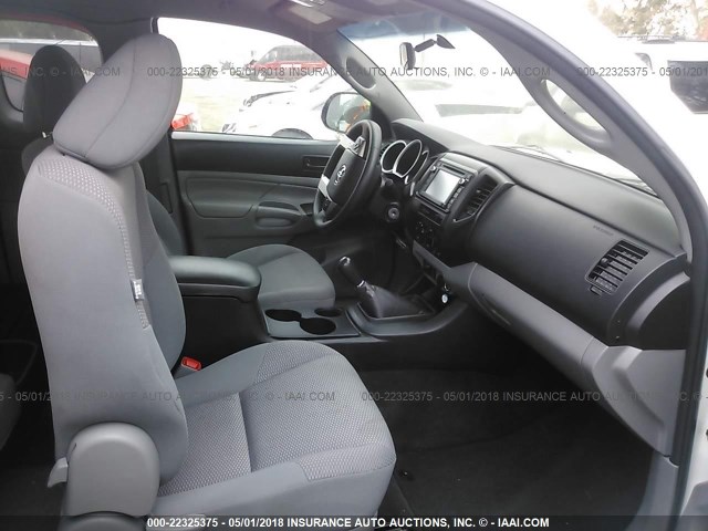 5TFTX4CN1FX063129 - 2015 TOYOTA TACOMA ACCESS CAB Weiß Foto 5