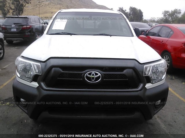 5TFTX4CN1FX063129 - 2015 TOYOTA TACOMA ACCESS CAB Weiß Foto 6