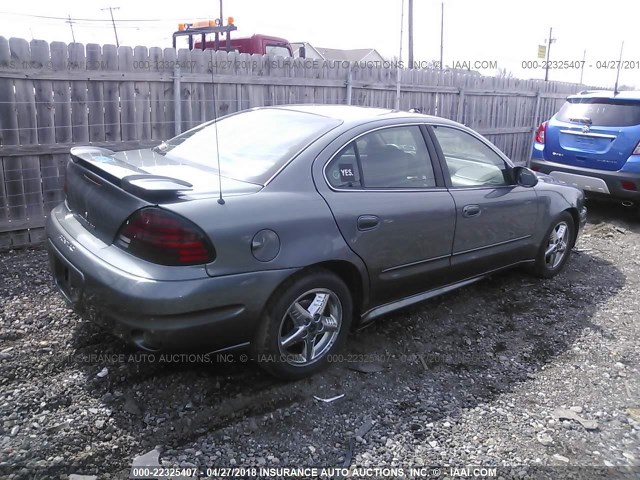 1G2NF52EX4M518744 - 2004 PONTIAC GRAND AM SE1 GRAY photo 4