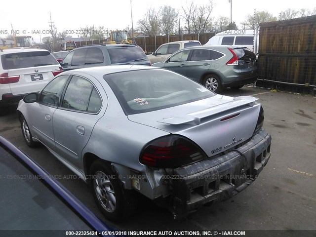 1G2NE52E25M138561 - 2005 PONTIAC GRAND AM SE SILVER photo 3