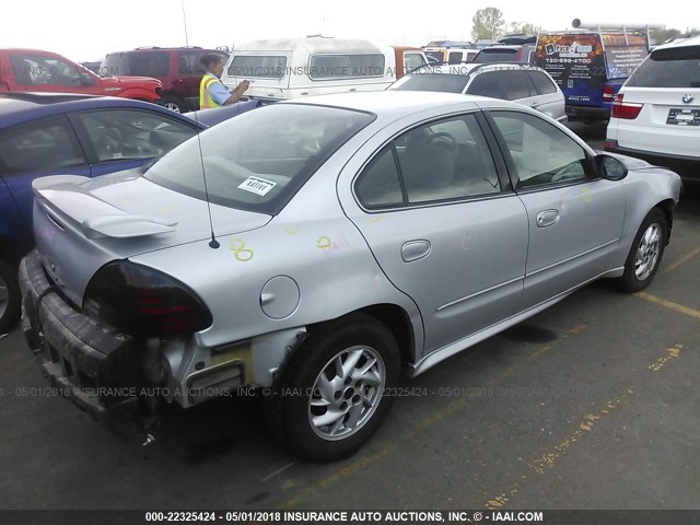 1G2NE52E25M138561 - 2005 PONTIAC GRAND AM SE SILVER photo 4