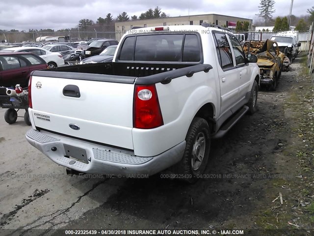 1FMZU77E53UB49311 - 2003 FORD EXPLORER SPORT TR  WHITE photo 4