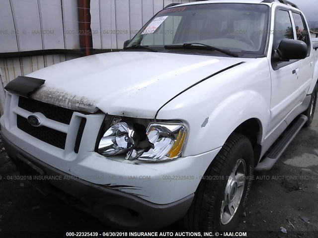 1FMZU77E53UB49311 - 2003 FORD EXPLORER SPORT TR  WHITE photo 6