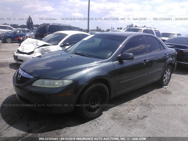 1YVFP80C655M61187 - 2005 MAZDA 6 I GRAY photo 2