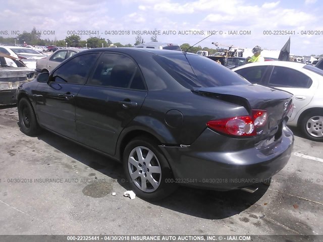 1YVFP80C655M61187 - 2005 MAZDA 6 I GRAY photo 3