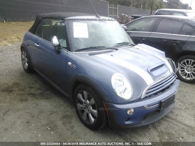 WMWRH33516TJ42404 - 2006 MINI COOPER S BLUE photo 1