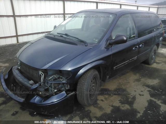 1A4GP44RX7B190022 - 2007 CHRYSLER TOWN & COUNTRY LX Dark Blue photo 2