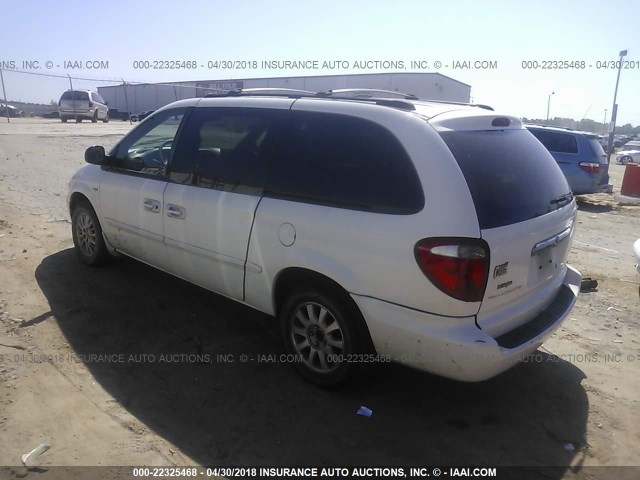 2C4GP74L92R717531 - 2002 CHRYSLER TOWN & COUNTRY EX WHITE photo 3