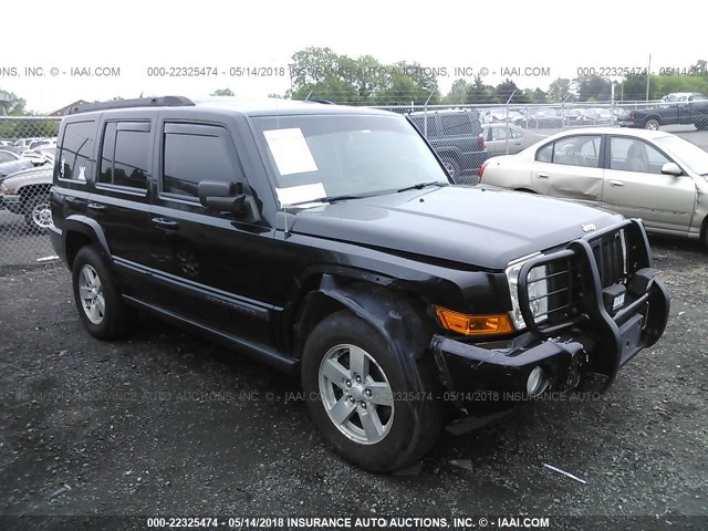 1J8HG48K88C198518 - 2008 JEEP COMMANDER SPORT შავი ფოტო 1