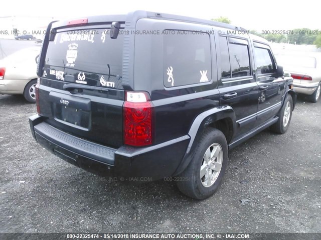 1J8HG48K88C198518 - 2008 JEEP COMMANDER SPORT შავი ფოტო 4