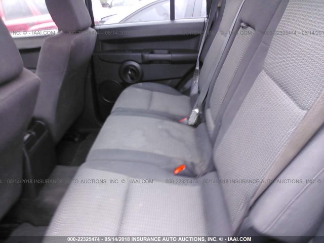 1J8HG48K88C198518 - 2008 JEEP COMMANDER SPORT შავი ფოტო 8