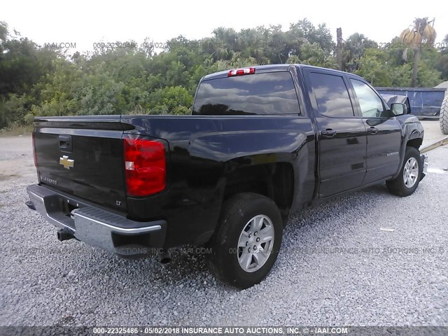 3GCPCREC7HG427082 - 2017 CHEVROLET SILVERADO C1500 LT BLACK photo 4