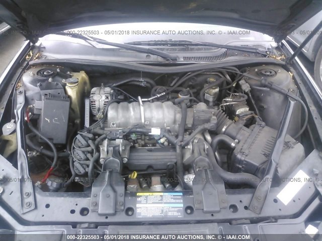 2G2WP582861190320 - 2006 PONTIAC GRAND PRIX BLACK photo 10