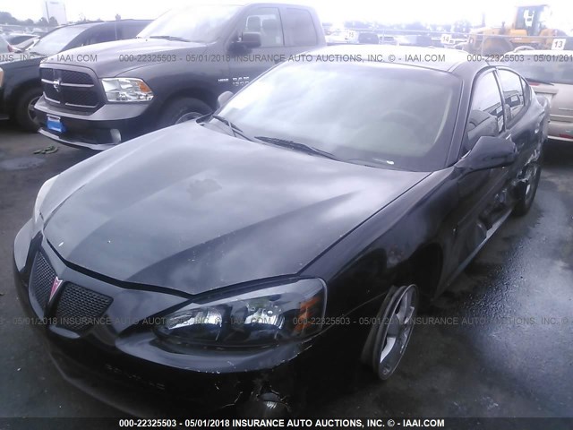 2G2WP582861190320 - 2006 PONTIAC GRAND PRIX BLACK photo 2