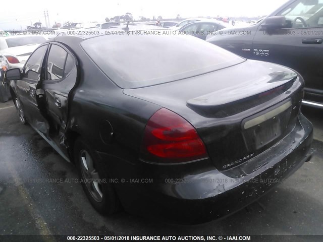 2G2WP582861190320 - 2006 PONTIAC GRAND PRIX BLACK photo 3