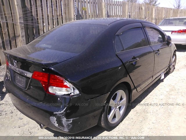 2HGFA1F60BH534995 - 2011 HONDA CIVIC LX-S BLACK photo 4