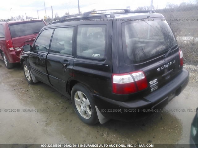 JF1SF65662G700371 - 2002 SUBARU FORESTER S 黑色 照片 3