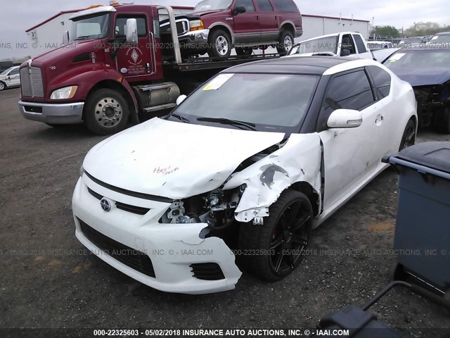 JTKJF5C76D3046633 - 2013 TOYOTA SCION TC 白色 照片 2