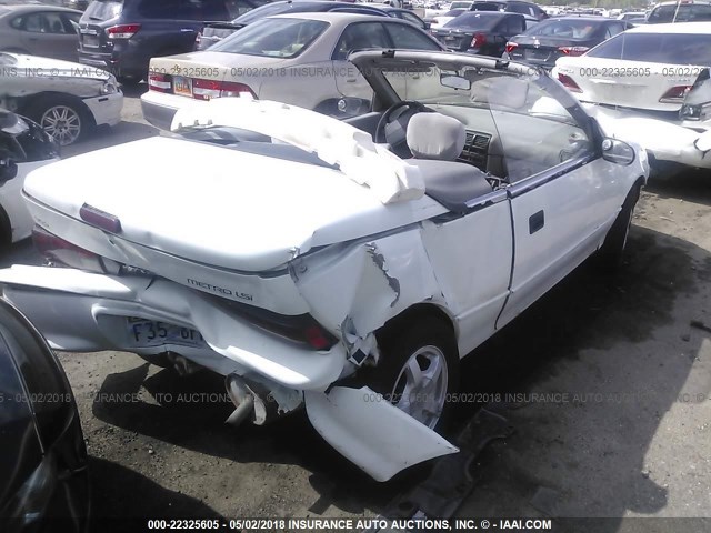 JG1MR336XPK210315 - 1993 GEO METRO LSI/SPRINT/CL WHITE photo 4