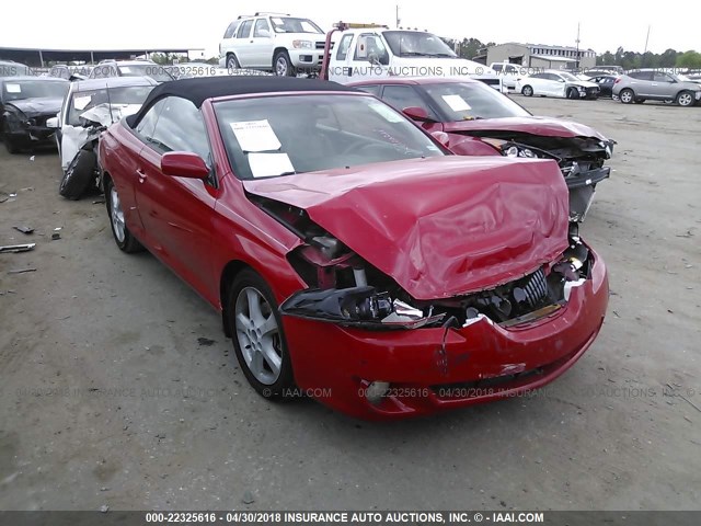 4T1FA38P56U087014 - 2006 TOYOTA CAMRY SOLARA SE/SLE RED photo 1