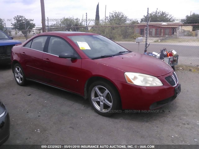 1G2ZG58N374224614 - 2007 PONTIAC G6 SE RED photo 1