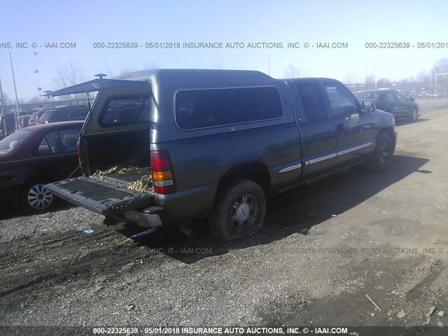 1GTEC19T91Z148452 - 2001 GMC NEW SIERRA C1500 GRAY photo 4