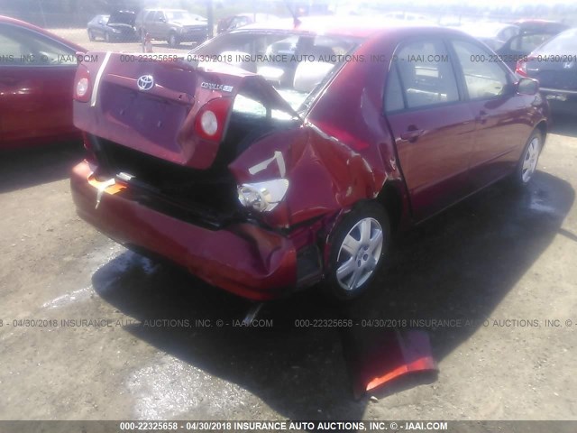 1NXBR32E06Z598211 - 2006 TOYOTA COROLLA CE/LE/S RED photo 6