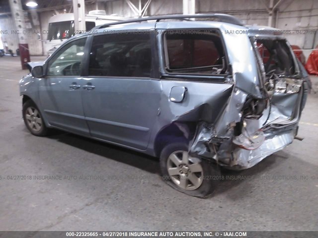 5TDZA23C16S555809 - 2006 TOYOTA SIENNA CE/LE Pewter photo 3