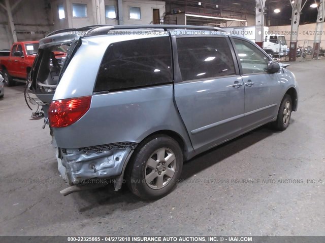 5TDZA23C16S555809 - 2006 TOYOTA SIENNA CE/LE Pewter photo 4