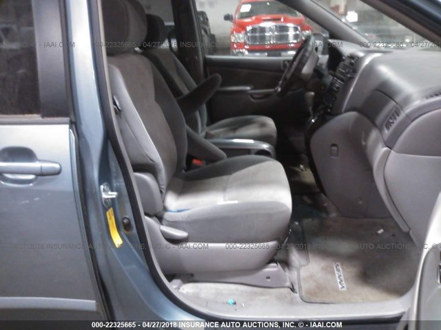 5TDZA23C16S555809 - 2006 TOYOTA SIENNA CE/LE Pewter photo 5