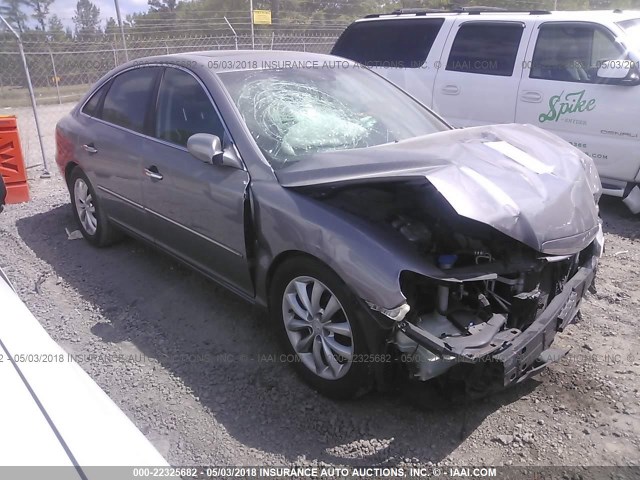 KMHFC46FX6A126112 - 2006 HYUNDAI AZERA SE/LIMITED GRAY photo 1