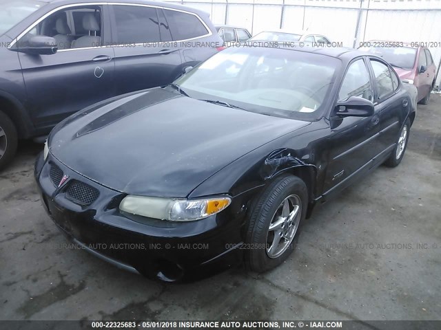 1G2WR52161F105597 - 2001 PONTIAC GRAND PRIX GTP BLACK photo 2