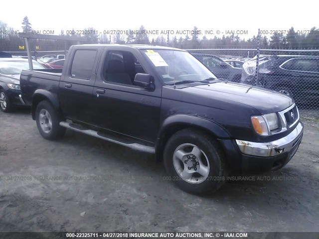 1N6ED27Y5YC330189 - 2000 NISSAN FRONTIER CREW CAB XE/CREW CAB SE BLACK photo 1