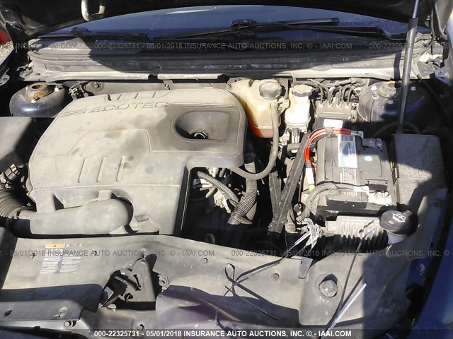 1G1ZC5E08CF222705 - 2012 CHEVROLET MALIBU 1LT 蓝色 照片 10