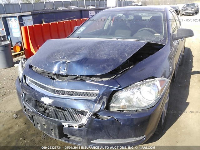 1G1ZC5E08CF222705 - 2012 CHEVROLET MALIBU 1LT 蓝色 照片 6